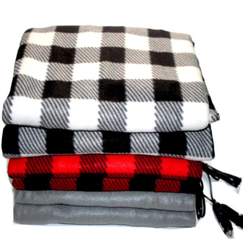 

150*110cm Car Heating Blanket Winter Heated 12v Lattice Energy Saving Warm Auto Electrical Blanket For Car Constant Temperature