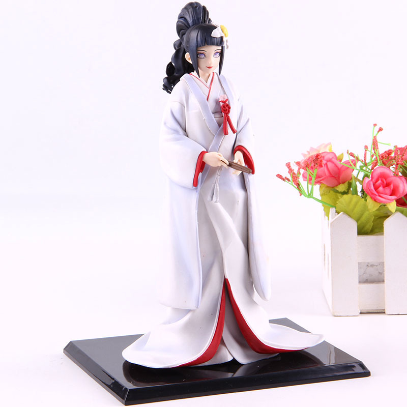 

Hyuuga Hinata Figure Naruto Shippuden Anime Naruto Gals Wedding Ver. Hinata Hyuga Action Figure PVC Collectible Model Toy Y200811