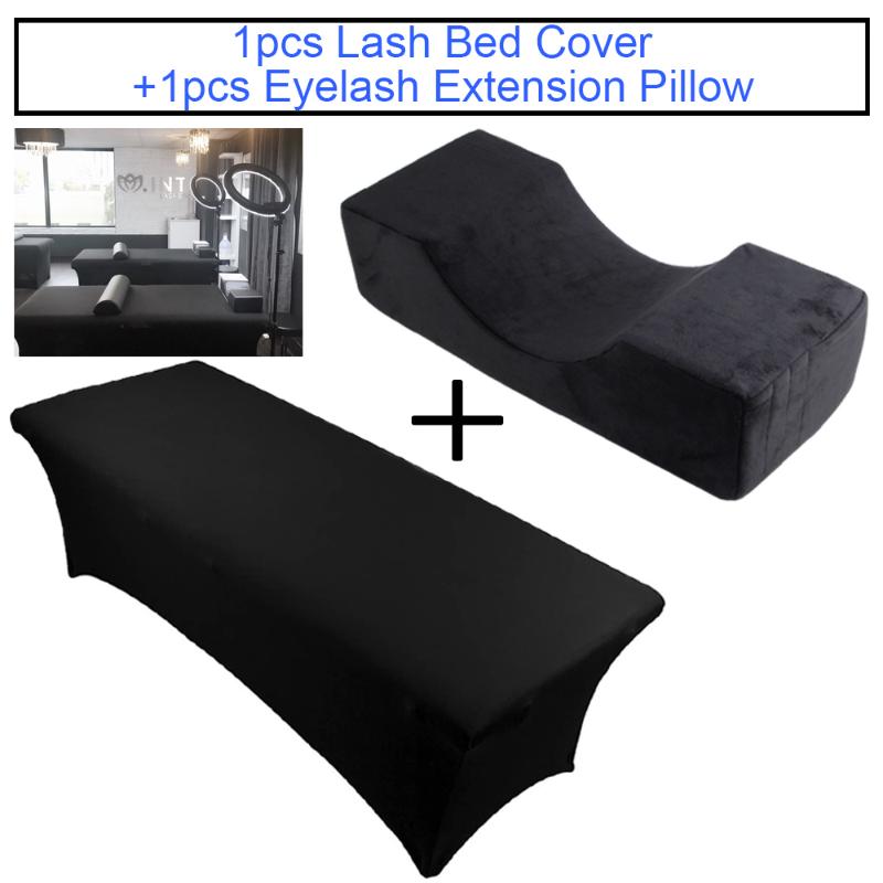 

Grafting Eyelash Pillow Ergonomic Support Flannel Salon Lash Pillow 1pcs Lash Bed Cover Sheets For Grafting Eyelash Makeup Tool