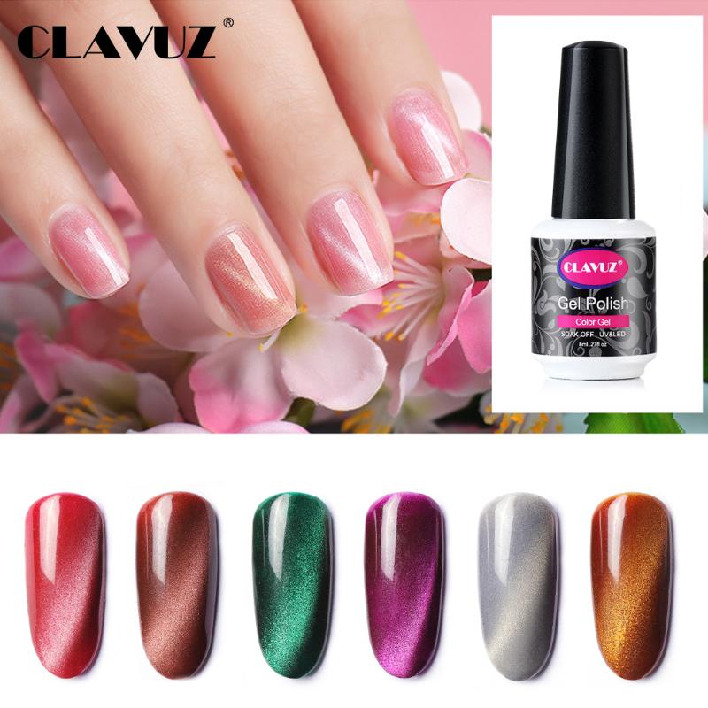

CLAVUZ 8ml Wide Line Cat Eye UV Gel Polish Base Top Primer 3D Magnetic Cat Eye Semi-permanent Nail Art Manicure Varnish Lacquer, Base coat 8ml