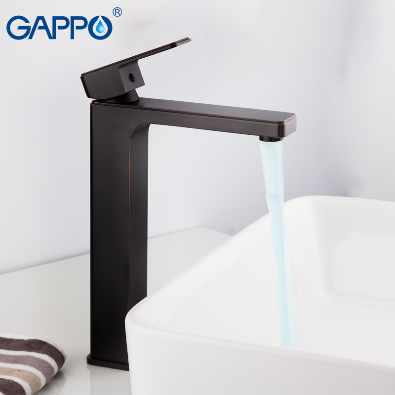

GAPPO basin faucet waterfall sink faucet mixer tap deck mounted mixer bath sink taps robinet salle de bain hot cold