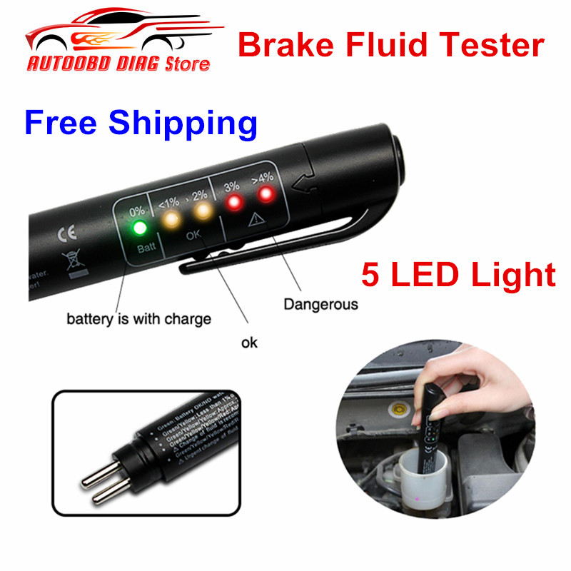 

Accurate Oil Quality Check Pen Universal Brake Fluid Tester Car Brake Liquid Digital Tester Vehicle Auto Automotive Testing Tool