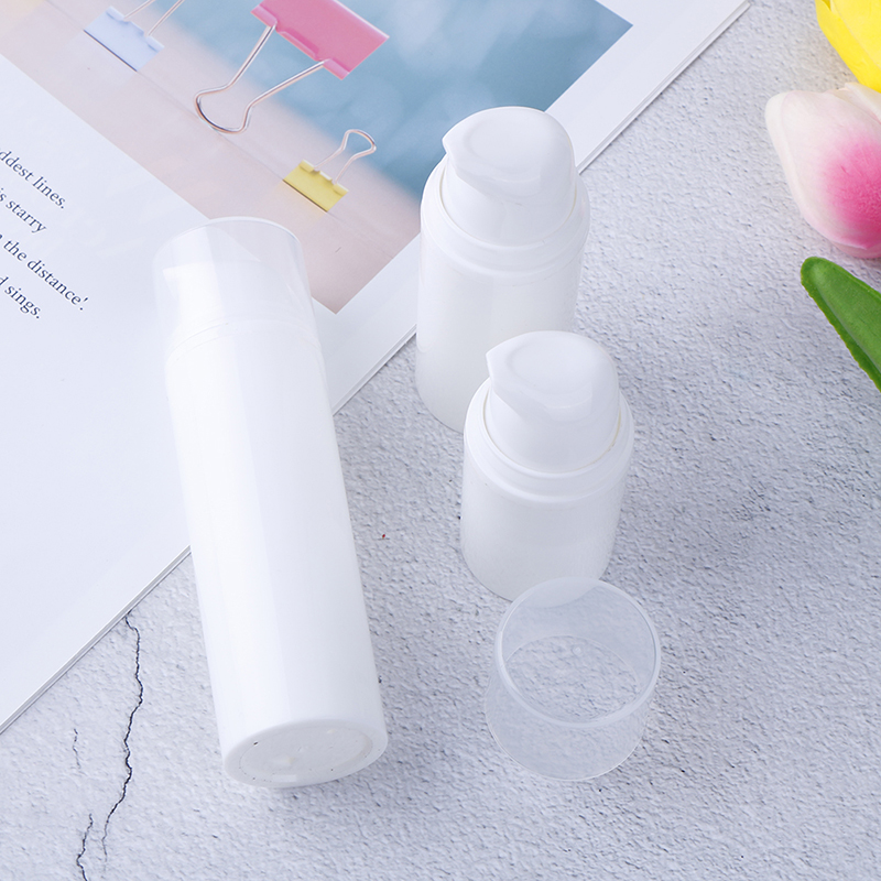 

Hot Empty 15/30/50ml Cosmetic Refillable Bottle Plastic Liquid Bottles Airless Pump Vacuum Travel Accessaries