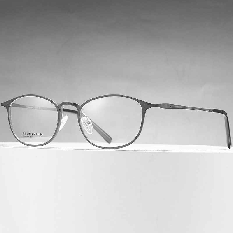 

Anti Blue Ray Aluminum Magnesium Frame Glasses Full Rim Eyeglasses Men Business Style Myopia Spectacles New Arrival