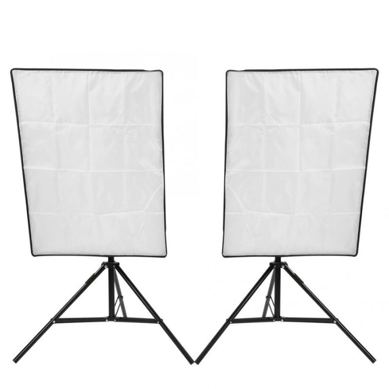 

studio light Double Fill Light Lightbox Bracket Kit Set High CRI 95+Color temperature 5500K photo