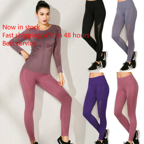 

Womens Yoga Pants High Waist Sports Leggings Tummy Control Workout Pants for Running Yoga Gym