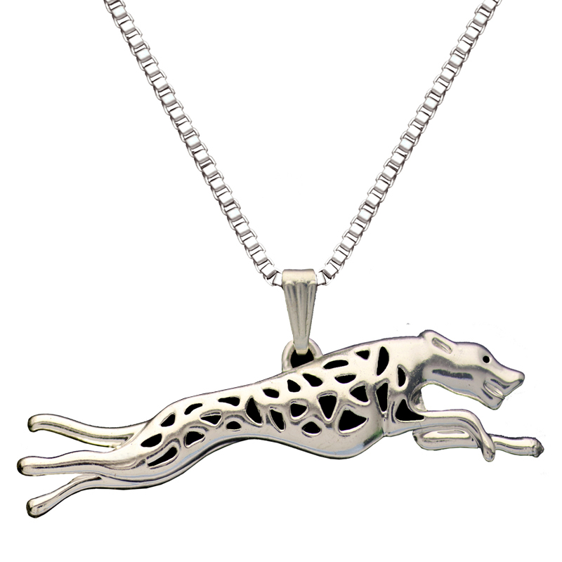 

Greyhound Run Dog Pendant Necklaces Animal Charm New Year Gifts For Dog Lovers Women Jewelry