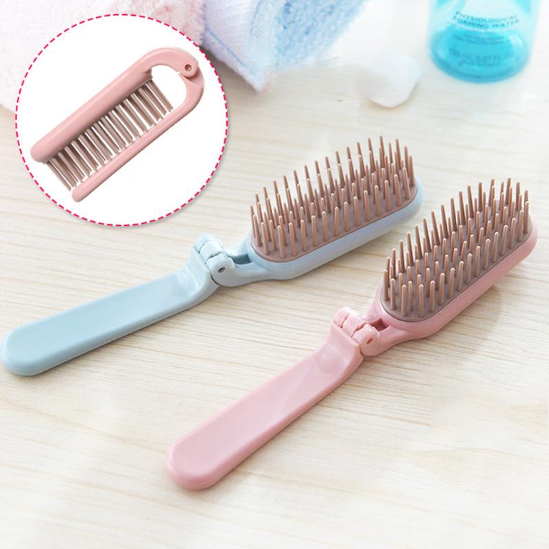 

1PCS Fashion Professional Hair Comb With Travel Portable Folding Hair Brush Compact Pocket Size Purse Travel Combs