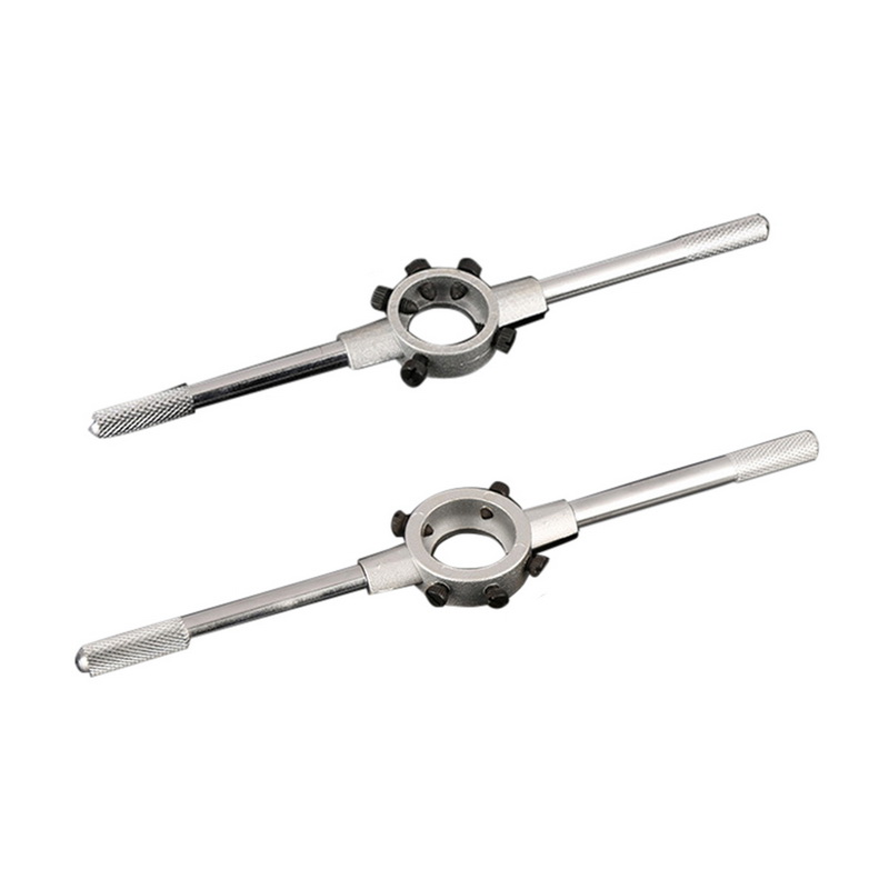 

New Metal Workpiece Thread Maker Holder Dies Threading Tool 1/2"/3/4" Diameter Adjustable Die Handle Round Die Stock Wrenchs