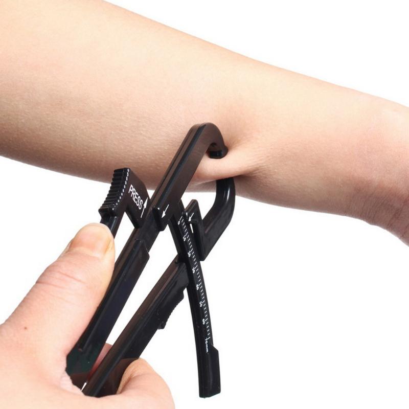 

Body Fat Caliper Tester Skinfold Measurement Health Care Tool Clamp Analyzer For Fitness ZJ55