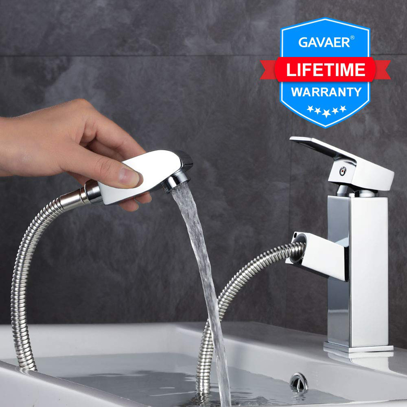 

Gavaer Waterfall bathroom faucet washbasin washbasin high-grade stainless steel body faucet hot and cold Tap Restroom