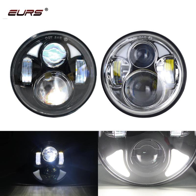 

Universal 1pcs 5.75inch LED Light LED Motorcycle Fog Light 45W Lamp HD Motorcycle Headlamp Replacement Bulbs Motor Spot