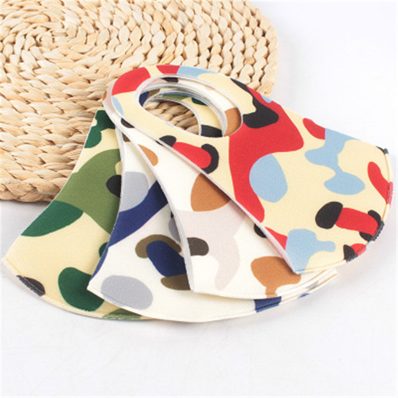 

Fashion Adult Face Mask Dustproof Breathable Protective Cotton Mask Camouflage Washable Reusable Masks DHL Free Shipping