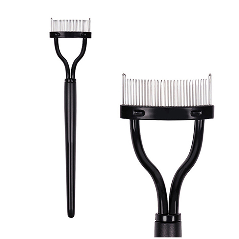

1pc Women Eyelash Comb Lash Separator Lift Curl Metal Brush Beauty Makeup Tool 4235
