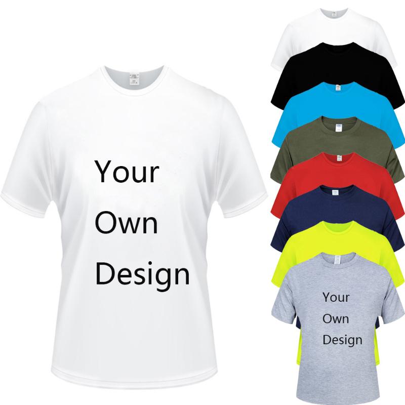 

CYXZFTROFL 100% Cotton Customized Print T Shirt Women/men Solid Color White Tees Shirts T-Shirt Fashion Men's Custom Tshirt 1, Light blue