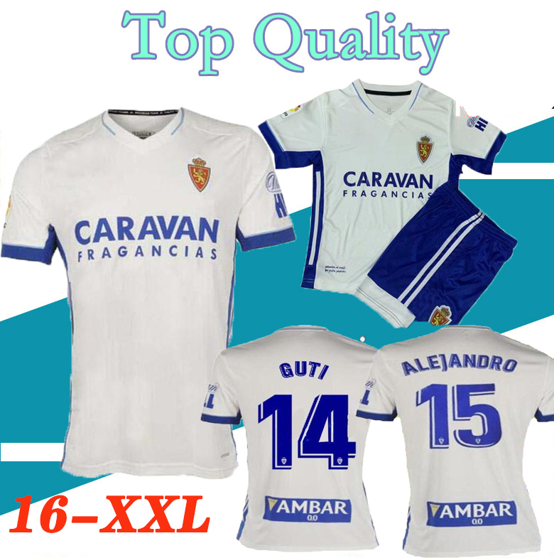 

2020 Real Zaragoza adult and Kids Kit Soccer Jersey 20 21 Zaragoza ZAPATER VAZQUEZ POMBO Saragossa Borja Iglesias Football shirts, Black;yellow