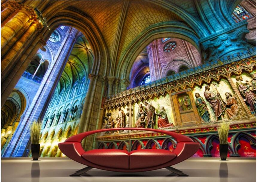 

3d wallpaper custom photo mural on the wall European style gorgeous architecture luxury palace home decor photo wallpaper for living room, Non-woven wallpaper