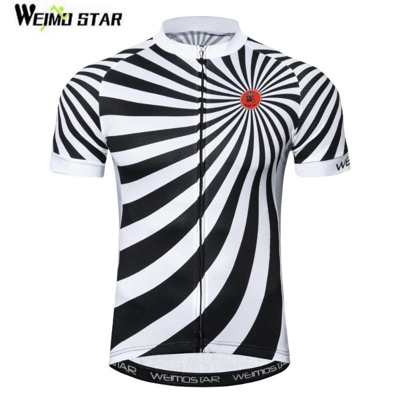 

Cycling Jersey Ropa Ciclismo Mountain Bike Clothing Short Sleeve Bicycle Clothes 2020 Pro Team Cycle Shirt for Men Black White