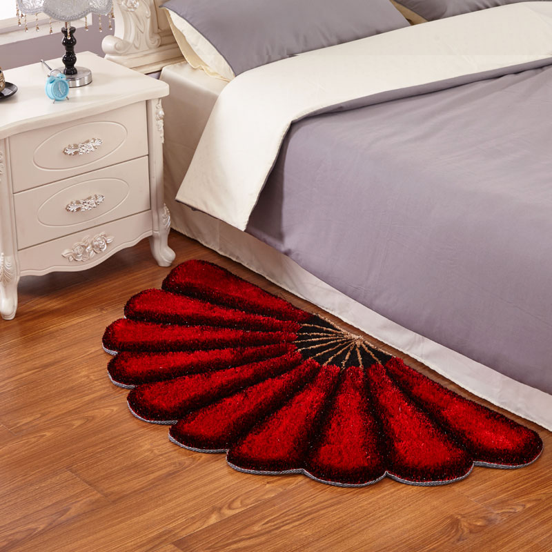 

Thicken Sector Carpets For Bedroom Modern 3D Sun Flower Living Room Rugs And Carpets Sofa Floor Mat Floral Doormat Kids Play Mat