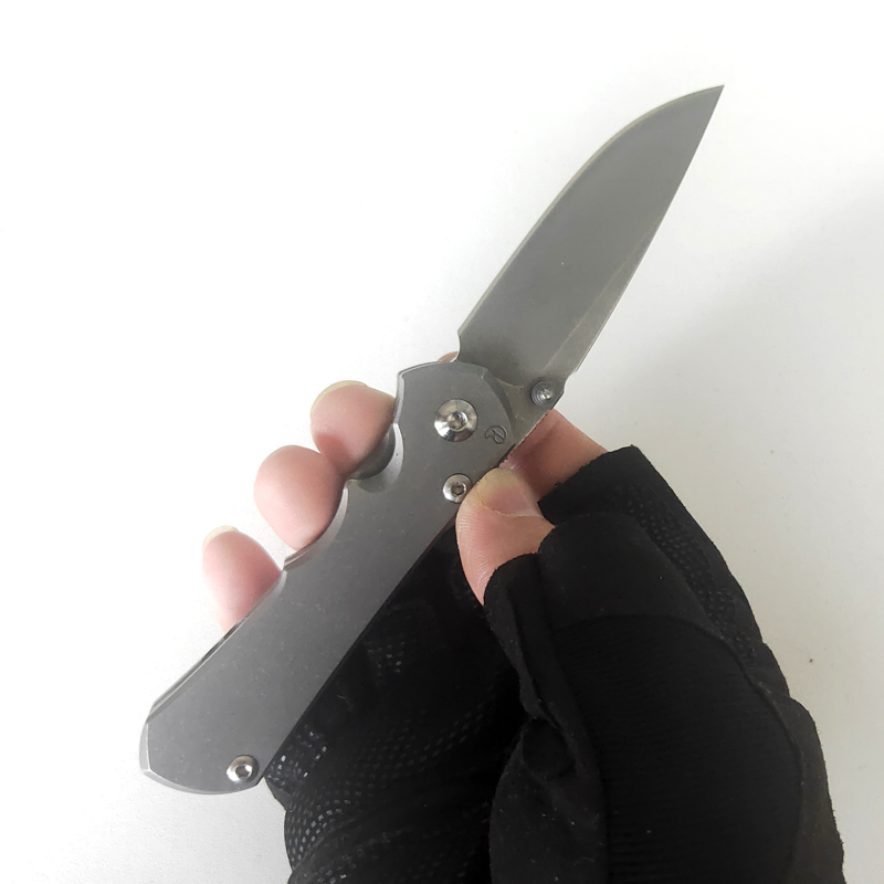 

Limited Custom Version Chris Reeve Folding Knife Small Inkosi Knives TC4 Titanium Handle S35VN Blade Pocket EDC Outdoor Camping Knifes Tactical Hunting Tools