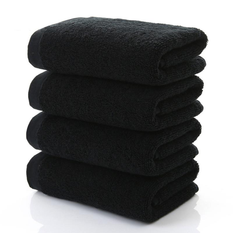 

Black Large Bath Towel Cotton Thick Shower Face Towels Home Bathroom Hotel Adults Badhanddoek Toalha de banho Serviette de bain, As pic