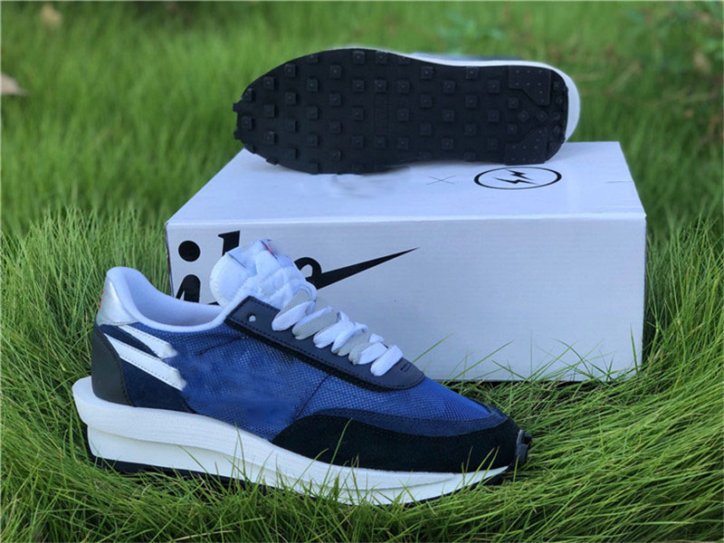 

2020 Released Fragment Design Sacai LD Waffle LDV 2.0 men women running shoes black white Nylon Green blue Multi mens sports sneaker