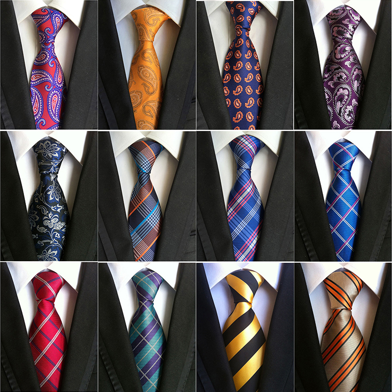 

Jacquard Floral Stripes Business Suit Ties Neckties Neck Ties mens ties for Men Will and Sandy Drop Ship