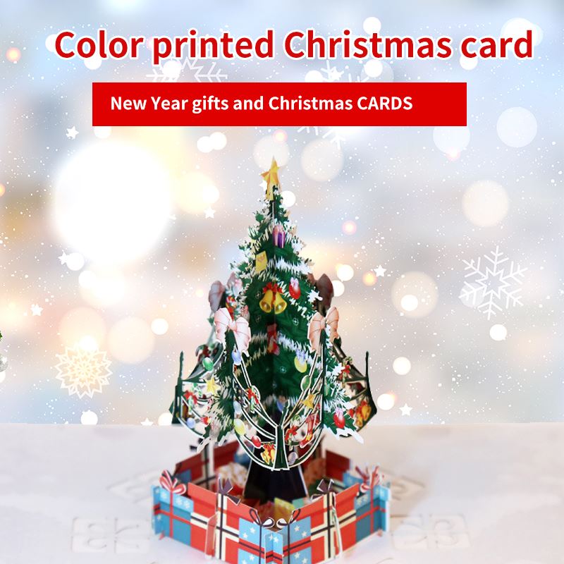 

3D Up Card Santa Claus Christmas Deer Postcard Hollow Carved Handmade Gift Holiday Merry Christmas Supplies Greeting Cards