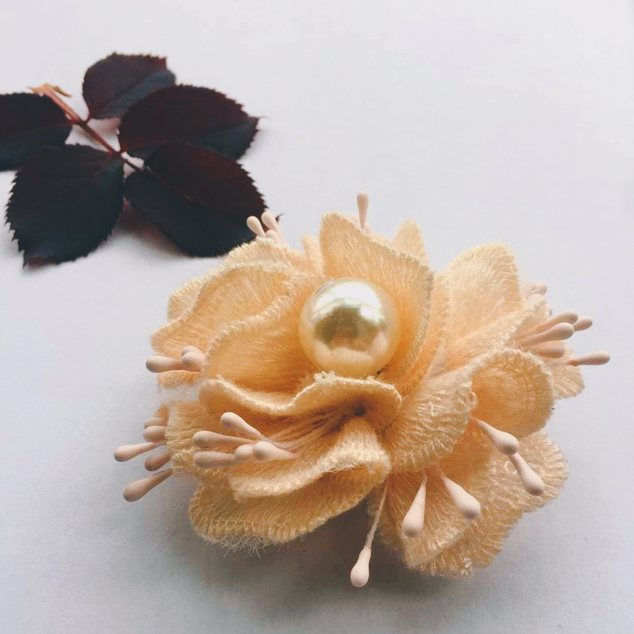 

4-inch graceful national style corsage and hair card dual use