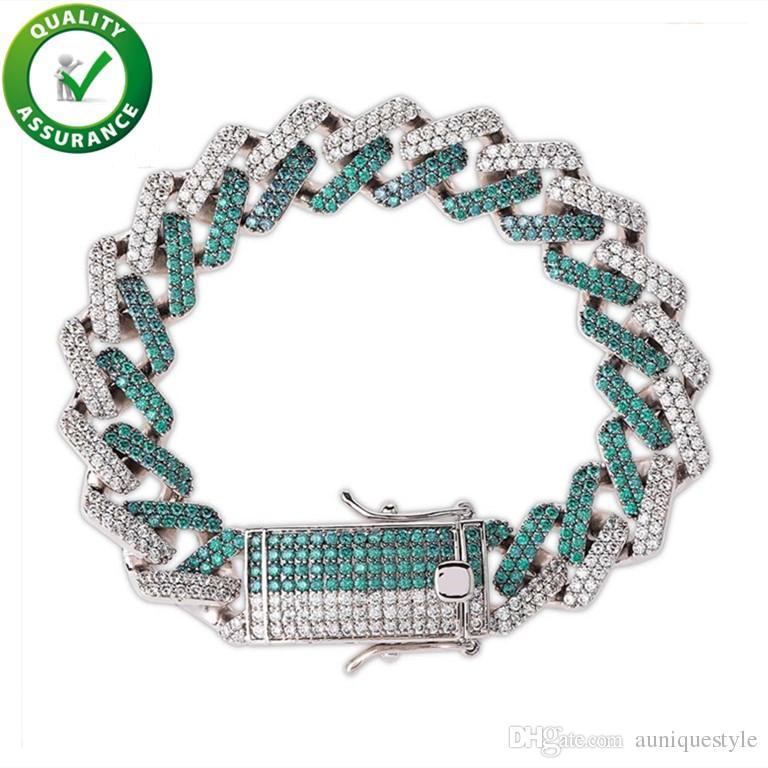 

Men Bracelet Luxury Designer Jewelry Mens Bracelets Diamond Tennis Charm Bracelet Hip Hop Accessories Rapper Fashion Hiphop Love Link Chain