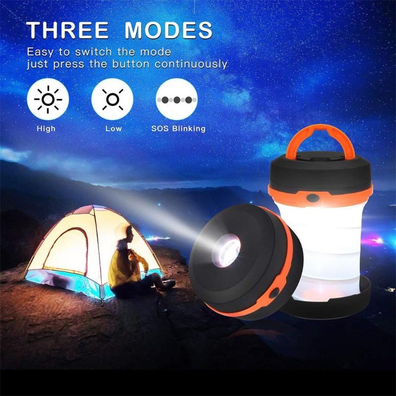 

1/2PC LED Camping Lantern Portable Light Brightest Lamp For Power Outage Emergencie Multifunction Camping ABS Lamp hot sale