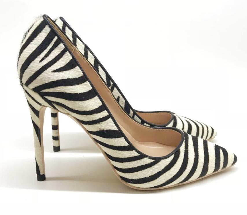 zebra print high heels