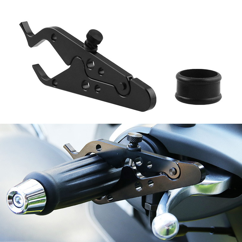 

Motorcycle Cruise Control Clamp Throttle Lock Assist With Anti-slip Silicone Ring Dropshipping