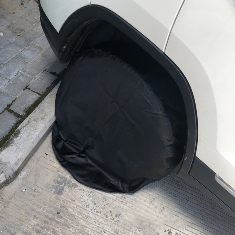 

4PCS Dustproof Car Tire Whee Protect Cover Accessories Universal Sun Protection Vehicles Car Truck Tire Wheel Cover Protector