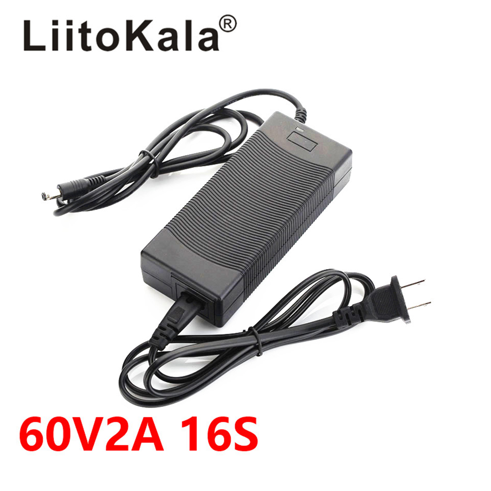 

LiitoKala Electric bike charger 67.2V 2A lithium battery charger for 16S 60V Li-ion Battery pack E-bike Charger DC 5.5*2.1MM[EU]