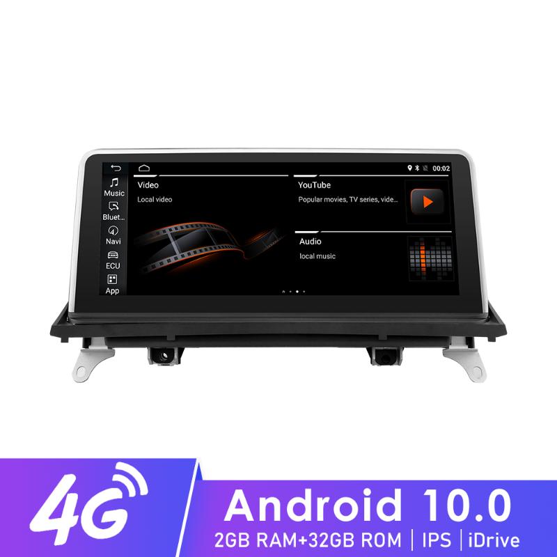 

MCWAUTO Android 10.0 Car Multimedia 10.25" for X5 E70 X6 E71 CCC System 2007-2010 GPS Navigation fit with iDrive Fucntion 4G