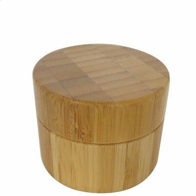 

50pcs-New product eco-friendly empty cosmetic packaging 100g bamboo body cream jar
