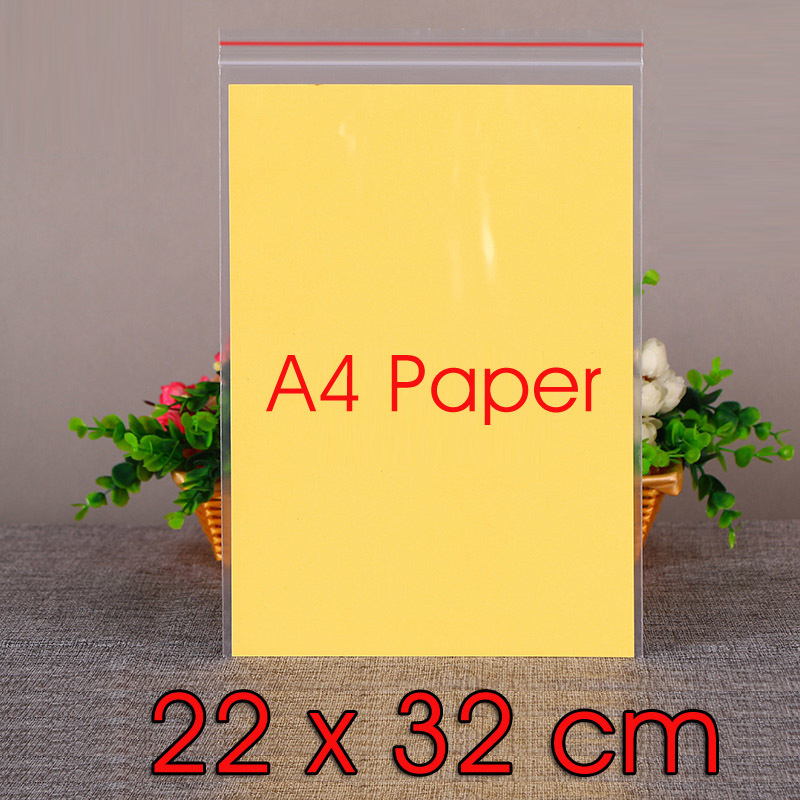 

22x32cm Plastic Bags Thick Jewelry Bag Packaging Zipper Dustproof Reclosable Packing Storage Bag Custom