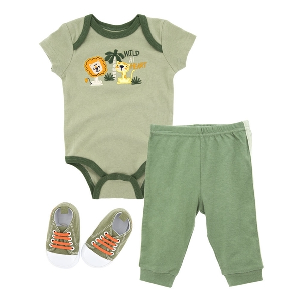 

Cotton Baby Clothes 3 Pack Set for Boy Kids Outfit Set Summer Baby Girls Bodysuit With Short Sleeve Shorts and Shoes Set 0927, White