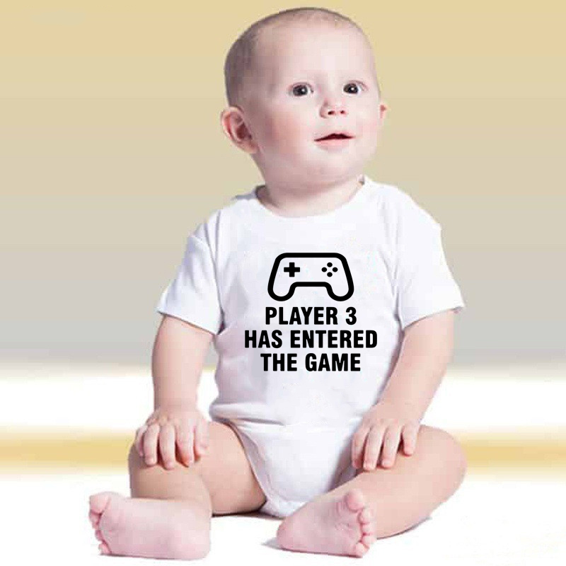 

Player 3 Has Entered The Game Baby Clothes Character Short Clothing Set Newborn Bodysuits & One- Piece Baby Jumpsuits 0-24M, Null-srpwh-