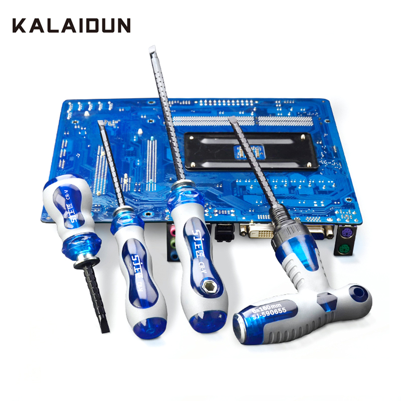 

KALAIDUN Screwdriver Set Ratchet Magnetic Impact Screw Driver Bit Precision Insulated Handle For Electrician Hand Tools