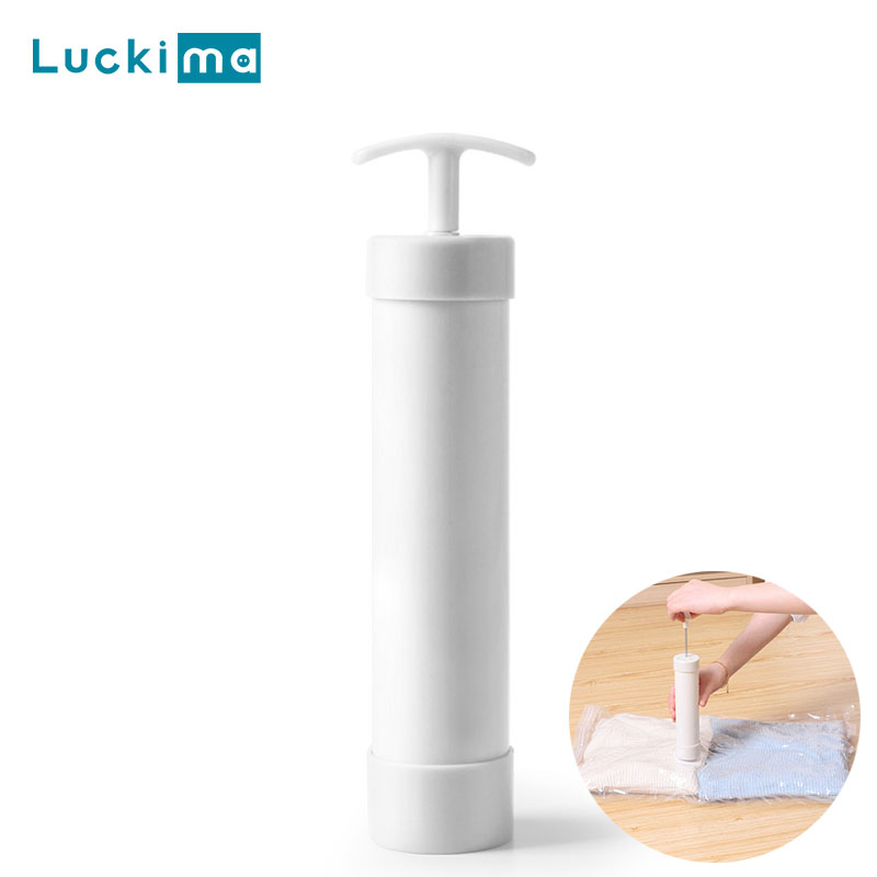 

Mini Manual Vacuum Air Pump for Vacuum Compressed Storage Bags Home Travelling Outdoor Portable Suction Compression Hand Pump