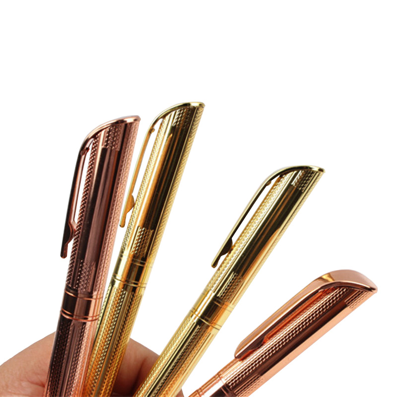 

Baikingift High quality Luxury Heavy Rose gold Ballpoint Pens Cross line Business office Medium New Student office stationery