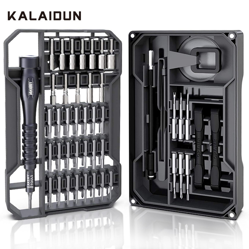 

KALAIDUN Precision Screwdriver Set Magnetic Ratchet Screw Driver 73 In 1 Torx Hex Bit Multitools Bits Phone Repair Hand Tool Kit