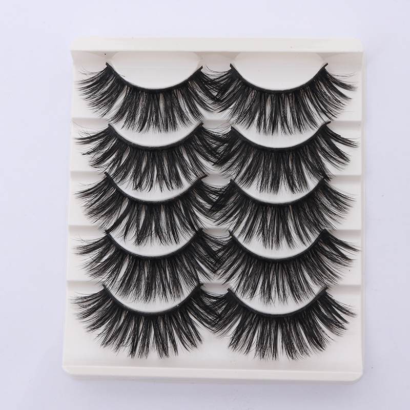 

Dropshipping Makeup Tools 3D Mink Eyelashes Natural Thick Long Strip Lahses Handmade False Eyelash 28 Styles