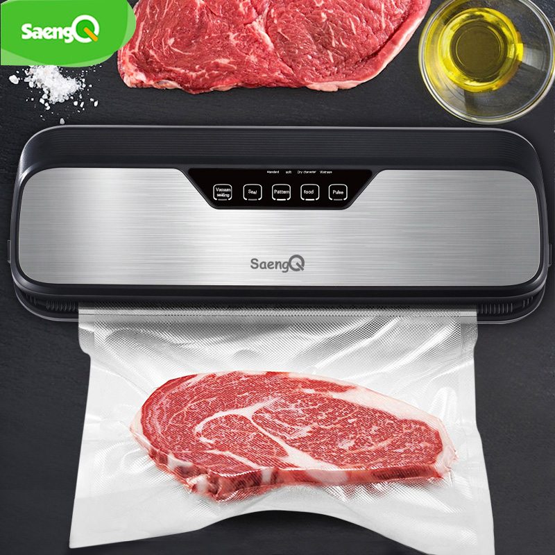 

saengQ Best Electric Vacuum Sealer Packaging Machine For Home Kitchen Saver Bags Commercial Vacuum Sealing