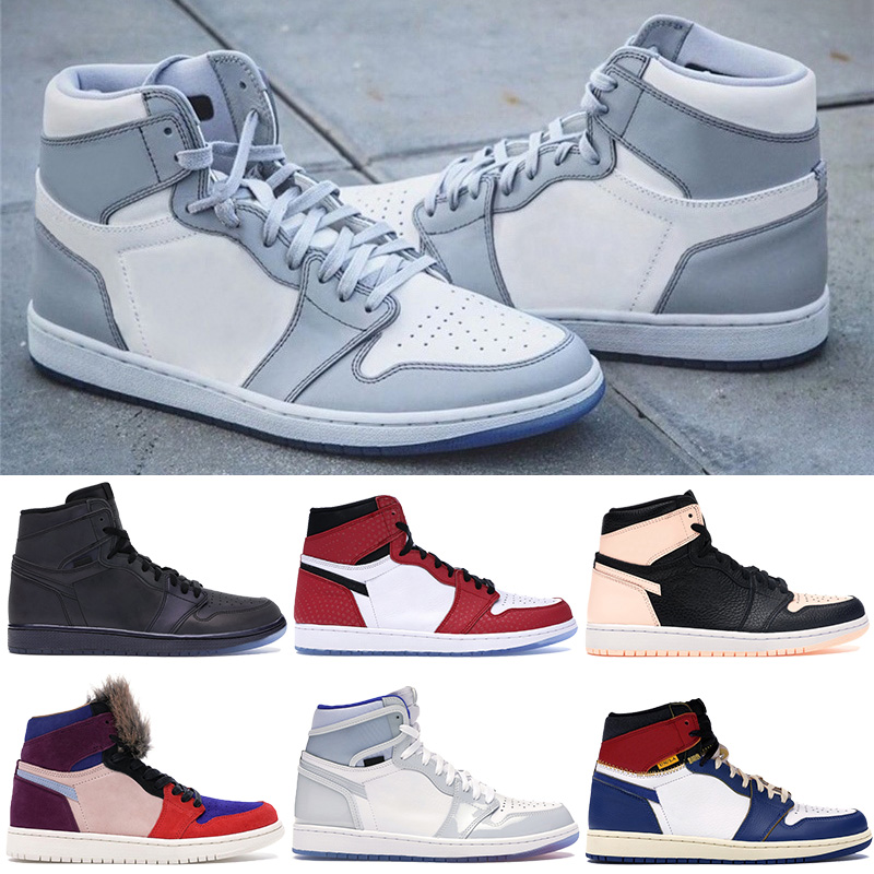 

Wolf grey sail 1 1s Basketball Shoes Men Women zoom fearless black Trainers crimson tint aleali may gym red black white Sneakes, Dirty powder iridescent