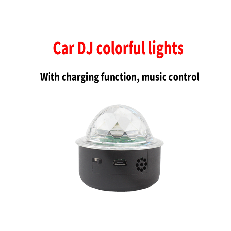 

Car Accessories Mini Colorful Atmosphere Light Car Party Light DJ LED RGB Interior Lamp Club Disco Magic Stage Effect