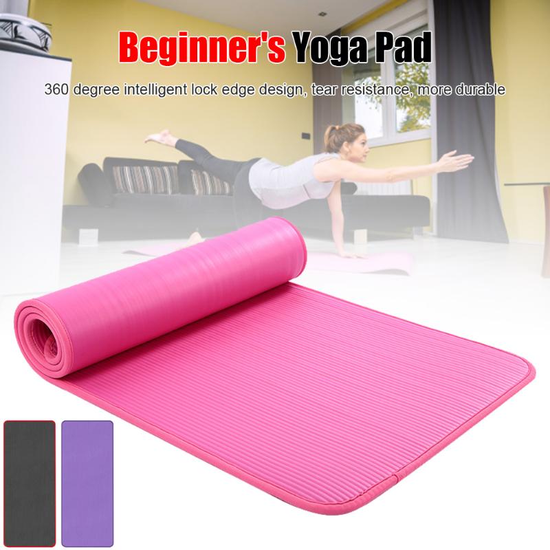 

Yoga Mat Non-Slip Extra Thick Sport Pad Odorless For Fitness Pilates Exercise Women Men Gym Equipment #07, Red