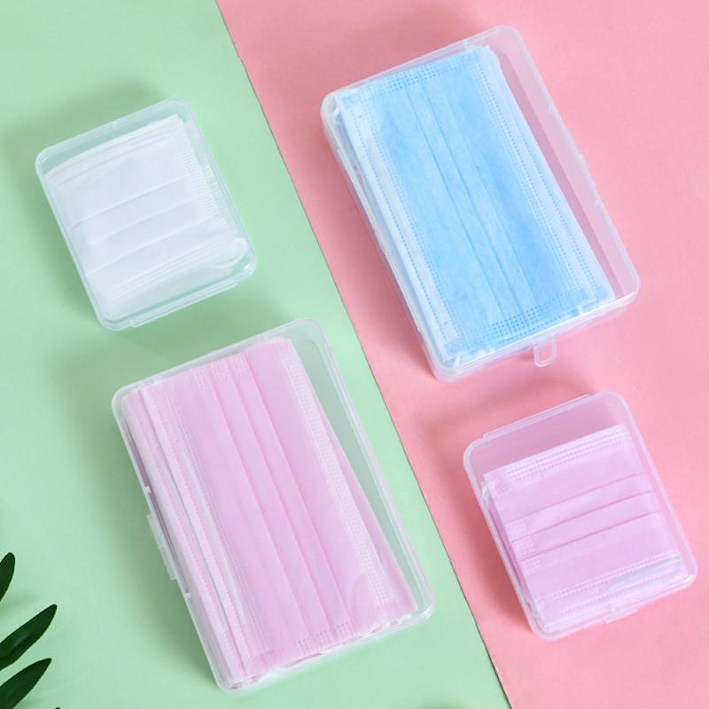 

2020 New Portable Dustproof Moisture-proof Storage Box Mask Case Storage Box Band-aid Bill Temporary Folder